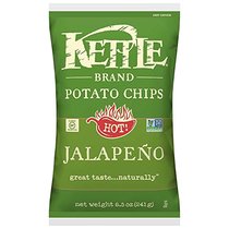 Kettle Brand Potato Chips Jalapeno 8 5 Ounce Bag
