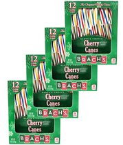 Brachs Original Hard Cherry Candy Canes 6 oz 12 C