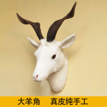 Simulation goat head simulation sheep head model animal head wall decoration wall hanging hot pot restaurant mutton shop decoration
