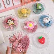  Girl heart ins long tail clip set File test paper book paperclip Cute hand account Multi-function student stationery