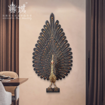 Thai Peacock wall hanging Southeast Asia wall decoration pendant Thai relief wall decoration living room entrance restaurant Wall