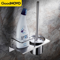 Toilet brush holder 304 stainless steel toilet toilet brush rack no punch toilet brush holder cup set
