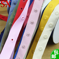 High-grade dark buckle strap buckle strap baby female buckle color white plastic snap button DIY fabric handmade accessories