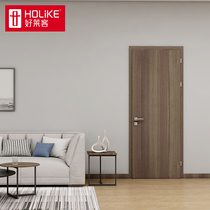 Good Laike wooden door custom modern simple door solid wood composite set flat door MMA-016P