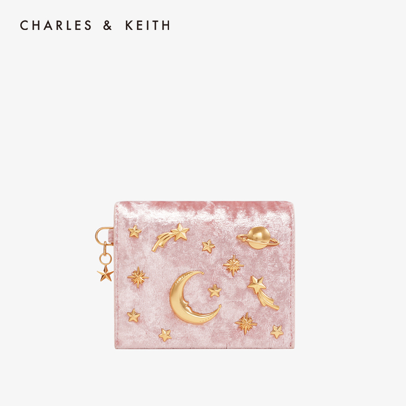 CHARLES & KEITH Short Purse CK6-50700945 Romantic Star and Moon Multifunctional Card