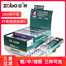 zobo genuine disposable cigarette holder filter thick and medium Mens cigarette three or four filter cigarette set