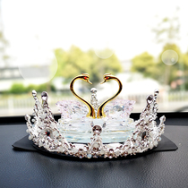 Crystal Swan On-board Perfume Car Supplies Goddess in the car In-car Decorations Hem scent Persistent Light Incense