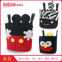 New multifunctional childrens bed side hanging bag storage bag baby stroller bag bag head hanging bag