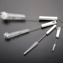 Japanese long handle kettle brush cup brush Bottle Pacifier small hole cleaning brush Fine mouth Teapot mouth hard brush artifact