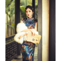 Guochao Improved Cheongsam Autumn 2021 New Girls Feeling Young Long High-end Temperament Chinese Style Retro