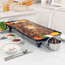 High quality large barbecue pot Korean household electric barbecue stove smoke-free non-stick barbecue electromechanical baking plate Teppanyaki rack