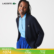 LACOSTE French crocodile womens clothing 22 summer new casual V collar 100 hitch knitwear women) AF1184