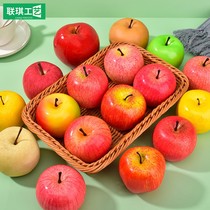 Simulation apple model plastic fake fruit red Fuji red apple snake fruit decoration decoration props toys
