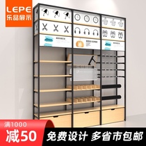 Lepin mother and baby jewelry Single and double-sided display cabinet Boutique department store Home textile store display rack Pet store shelf