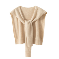 Spring and autumn 100% cashmere shawl high end wool knitted warm neck shoulder with skirt outside female