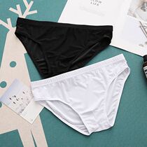 2 3-pack mens ice silk briefs Ice silk briefs for men transparent sexy low waist ultra-thin breathable summer men