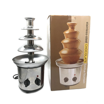 Buffet Commercial four-layer chocolate fountain machine Waterfall melt heating machine Home DIY event party special