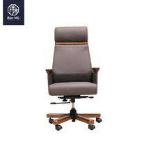 Boss chair leather seat swivel chair computer chair home business class chair office desk and chair comfortable reclining office chair
