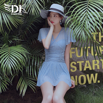DK (cover the belly and show thin) 2021 new swimsuit womens explosive fashion net red hot spring resort swimsuit