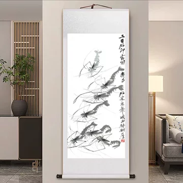 齐白石虾装饰画-齐白石虾装饰画促销价格、齐白石虾装饰画品牌- 淘宝