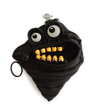 Israel zipit a zipper bag creative fashion cute gift little monster coin purse key bag