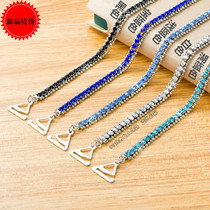 Crystal fashion luxury Korean Rhinestone shoulder strap Underwear Bra Shoulder strap Invisible transparent shoulder strap Special offer