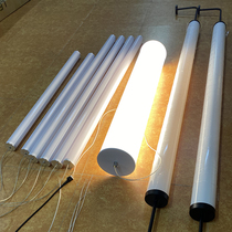 led 360-degree luminous strip round light with custom round tube hanging line decorative light creative 5CM thick tube