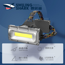 Strong bald light outdoor charging head-mounted flood light work led hard hat astigmatism miner super bright xenon lamp