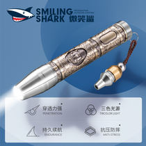 According to the jade appraisal strong light flashlight professional banknote inspection jewelry jadeite article play super bright special purple light to see the jade