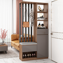 Modern minimalist jian ting ju xuan guan ju Nordic partition cabinet screen Italian Hall Cabinet huan shoebox one coat rack