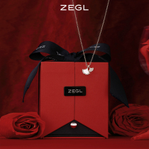 ZEGL best friend birthday gift to girlfriend necklace light luxury minority choker send girl Valentines Day jewelry gift box