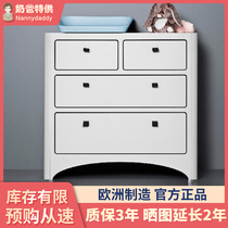 Dads home Denmark Leander Lianda baby chest of drawers Three-layer storage finishing storage cabinet care desk