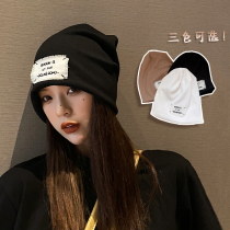South Korea Net red ins retro cold wind Joker pile hat knitted warm hat couple Baotou cold hat tide girl