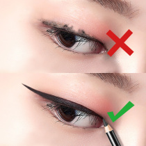 Kazilan eyeliner pencil is not dizzy and waterproof and durable Li Jiaqi novice beginner fine head very fine female