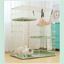 Cat cage villa Large free space Household cat cage Indoor large cat Pet cat house with toilet Cat house