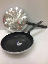 Commercial Teflon French non-stick pan 40cm hotel steak frying pan thick dumpling frying pan induction cooker