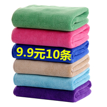 Beauty salon Baotou barber shop special thickened absorbent soft quick-drying household cleaning rag car wash towel wholesale