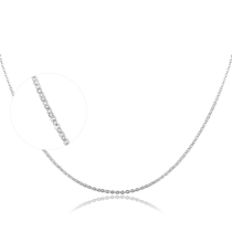 China Gold PT950 Platinum Necklace Platinum O Chain Clavicle Necklace Women Fashion Joker Chain