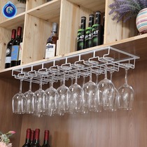 Creative European-style suspension rack home bar wine cup holder upside down wine cabinet goblet hanging cup holder wine rack hanger
