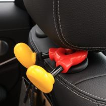 Car decoration seat back creative rice hidden car cartoon cute multifunctional storage adhesive hook