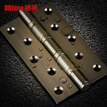 Delay thickened stainless steel bearing hinge hinge hinge 5 inch antique wooden door door loose leaf folding door hinge accessories