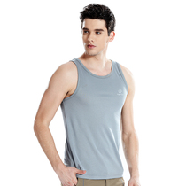 Prospecting fitness clothes mens sleeveless vest fitness jacket basketball training clothes running sports T-shirt quick-drying vest