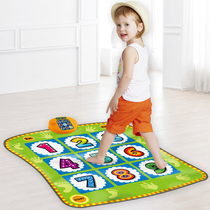 Young children boys and girls early education puzzle game baby music mat dance blanket toy beginner birthday gift