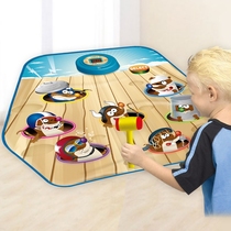 Young children baby boys and girls puzzle big music beat the gopher game console carpet home interactive toys