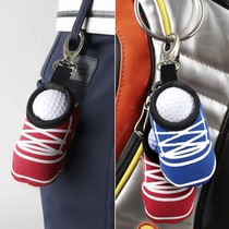 Korean version of small shoes golf small waist bag small ball bag accessories bag accessories bag small hanging bag can put 2 balls