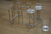 Household 304 stainless steel 8 head drain cup holder beer cup tea cup holder glass cup holder