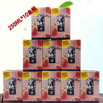 Hong Kong vita Japanese peach tea drink 250ML10 boxed Hong Kong version of vita peach tea fruit drink