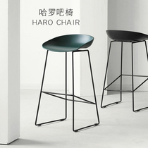 Nordic bar chair Modern simple high stool Bar chair Home bar bar stool High chair High stool bar bar