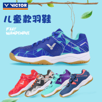 VICTOR Victory Children Badminton Shoes Boys and Girls 171 362JR Ultra Light Shock 660 Anti-Slip 9500