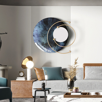 Modern light luxury metal wall decoration Italian creative living room wall hanging bedroom porch three-dimensional iron wall decoration